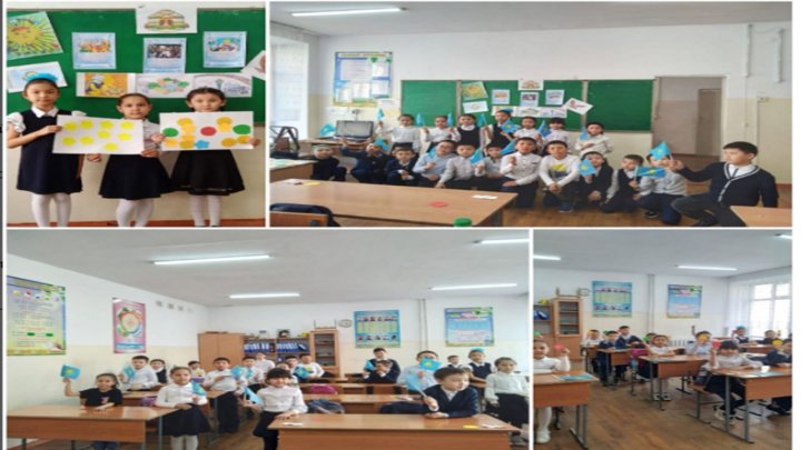 2”Б” сынып "Бірлігіміз жарасқан" 1-мамыр Бірлік күніне арналған тәрбие сағаты. #қазақстанхалқыныңбірлігікүні