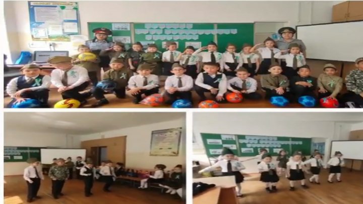 1 “А” сынып “Отан қорғаушылар күні” тәрбие сағаты.